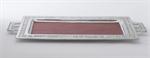 Julia Knight 25 inch Rectangular Tray with Handles / Pomegranate