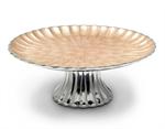 Julia Knight 14" Peony Cake Stand - Shrimp