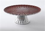 Julia Knight 14 inch Peony Cake Stand / Pomgranate