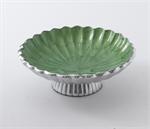 Julia Knight 8 inch Peony Pedestal Bowl / Mojito