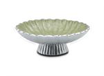 Julia Knight 8 inch Peony Pedestal Bowl / Kiwi