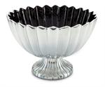 Julia Knight - Peony 14.5" Pedestal Gala Bowl - Caviar