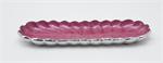Julia Knight 14 inch Peony Rectangular Tray / Raspberry