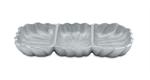 Julia Knight 12 inch Peony Segmented Tray / Snow 