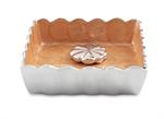 Julia Knight 5 inch Peony Cocktail Napkin Holder / Shrimp