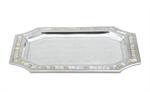 Julia Knight Classic 20 in. Octagonal Tray - Snow