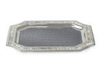 Julia Knight Classic 20 in. Octagonal Tray - Platinum