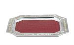 Julia Knight Classic 20 in. Octagonal Tray - Pomegranate