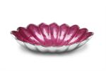 Julia Knight Peony 8" Oval Bowl - Raspberry