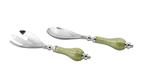 Julia Knight Peony Salad Serving Set / Kiwi