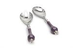 Julia Knight - Peony Salad Serving Set, Amethyst