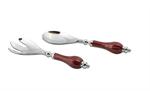 Julia Knight Peony Salad Serving Set / Pomegranate