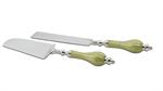 Julia Knight Peony Cake Server Set / Kiwi