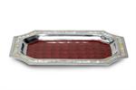 Julia Knight Classic 16 in. Octagonal Tray - Pomegranate