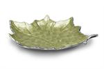 Julia Knight Grape Leaf 17 in. Platter - Kiwi
