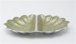 Julia Knight 11 inch Peony 2-Part Divided Dish / Kiwi