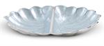 Julia Knight Peony 11 in. 2-Part Divided Dish - Hydrangea