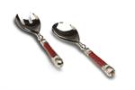 Julia Knight Classic Salad Serving Set / Pomegranate