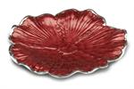 Julia Knight 17 inch Hibiscus Platter / Pomegranate