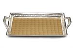 Classic 21" Tray with Beveled Handles / Toffee