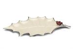 Julia Knight Holly Sprig Platter - Snow