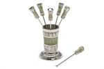 Julia Knight - Classic Cocktail Pick Set, Kiwi