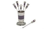 Julia Knight - Classic Cocktail Pick Set, Amethyst
