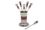 Julia Knight - Classic Cocktail Pick Set, Pomegranate