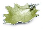 Julia Knight - 15" Oak Leaf Bowl - Kiwi