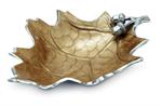 Julia Knight - 15" Oak Leaf Bowl - Toffee