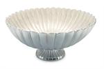 Julia Knight - Peony 21" Pedestal Gala Bowl - Snow