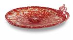 Julia Knight - Argento Oval Flower Platter (15 inch) - Pomegranate