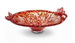 Julia Knight - Argento Flower Oval Bowl (15 inch) - Pomegranate