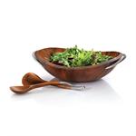 Nambe - Braid Salad Bowl W/ Servers