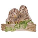 Herend Bunny Love - Rust Fishnet