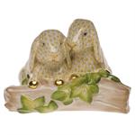 Herend Bunny Love - Butterscotch Fishnet