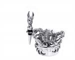 Arthur Court - Crab Wine Caddy and Stopper Set