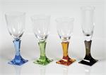 Moser Crystal  - Lancelot with Color Stem