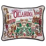 Catstudio - Oklahoma University Embroidered Pillow